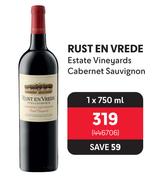 Rust En Vrede Estate Vineyards Cabernet Sauvignon-750ml