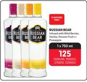 Russian Bear Infused With Wild Berries, Vanilla, Passion Fruit Or Pineapple-750ml