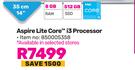 Acer 14"(35cm) Aspire Lite Core i3 Processor