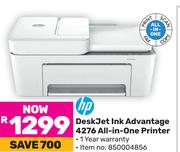 Hp Desk Jet Ink Advantage 4276 All-In-One Printer