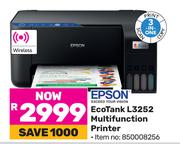 Epson Eco Tank L3252 Multifunctional Printer