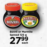 Bovril Or Marmite Spread-125g Each
