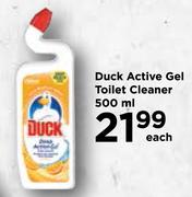 Duck Active Gel Toilet Cleaner-500ml Each