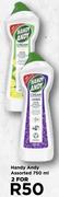 Handy Andy Assorted-For  x 750ml
