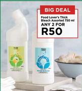 Food Lover's Thick Bleach Assorted-For Any 2 x 750ml