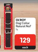 Ol'Roy Dog Collar Natural No.7-1's Each