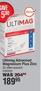 Ultimag Advanced Magnesium Plus Zinc-30 Effervescent 