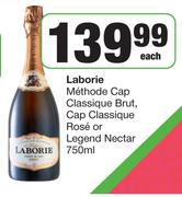 Laborie Methode Cap Classique Brut,Cap Classique Rose Or Legend Nectar-750ml Each