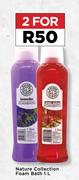 Nature Collection Foam Bath-For 2 x 1L