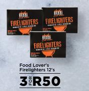 Food Lover's Firelighters-For 3 x 12's