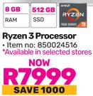 HP Ryzen 3 Processor