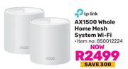 TP-Link AX1500 Whole Home Mesh System WiFi