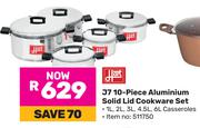Hart J7 10 Piece Aluminium Solid Lid Cookware Set