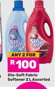 Sta Soft Fabric Softener Assorted-For 2 x 2L