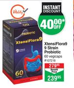 XtensiFlora9 9 Strain Probiotic 60 Vegicaps