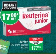 Reuterina Junior 30 Chew Tablets