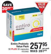 Entiro Probiotic Value Pack 30 Plus 30 Capsules-Per Pack