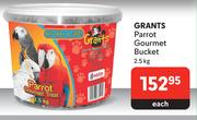 Grants Parrot Gourmet Bucket-2.5Kg Each