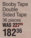 Booby Tape Double Sided Tape 36 Pieces