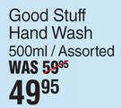 Good Stuff Hand Wash Assorted-500ml 