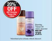 Bramley Tissue Oil Assorted-100ml Each