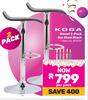 Koga Monet 2 Pack Bar Stool Black-Per Pack