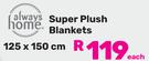 Always Home Cozy Printed Polar Fleece Blanket-EachSuper Plush Blankets-125 x 150cm
