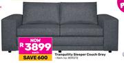 Tranquility Sleeper Couch Grey