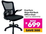 Everfurn Ninja Mid Back Office Chair