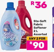 Sta Soft Fabric Softener Assorted-For 2 x 2L