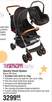 Titanium baby cheap travel system