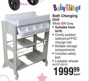 Baby Things Bath Changing Unit (White Or Grey)