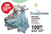 Snuggletime Bamboo Comforter Elephant Or Koala-Each
