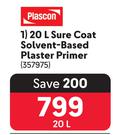 Plascon Sure Coat Solvent-Based Plaster Primer-20Ltr