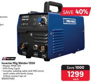 Pro-Max Inverter Mig Welder 120A PMW-120