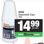 Spar Disposable Cups-10s Per Pack