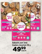 Bakealot Yum Seed Crackers Assorted-210g Each