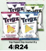 Trigz Popped Chips Assorted-For 4 x 28g