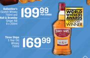 Three Ships 5 Year Old Whisky-750ml