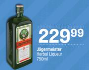 Jagermeister Herbal Liqueur-750ml