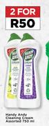 Handy Andy Cleaning Cream Assorted-For 2 x 750ml