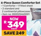 6 Piece Queen Comforter Set