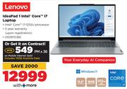 Lenovo Ideapad 1 Intel Core i7 Laptop-Each
