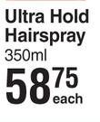 Perfect Touch Ultra Hold Hairspray-350ml