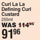Aunt Jackie's Curl La La Defining Curl Custard-255ml