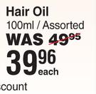 Afri Pure Hair Oil Assorted-100ml Each