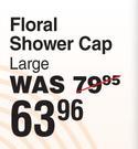Donna Floral Shower Cap (Large)