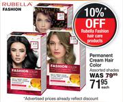 Rubella Fashion Permanent Cream Hair Color-Each