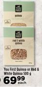 You First Quinoa Or Red & White Quinoa-500g Each