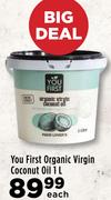 You First Organic Virgin Coconut Oil-1L Each